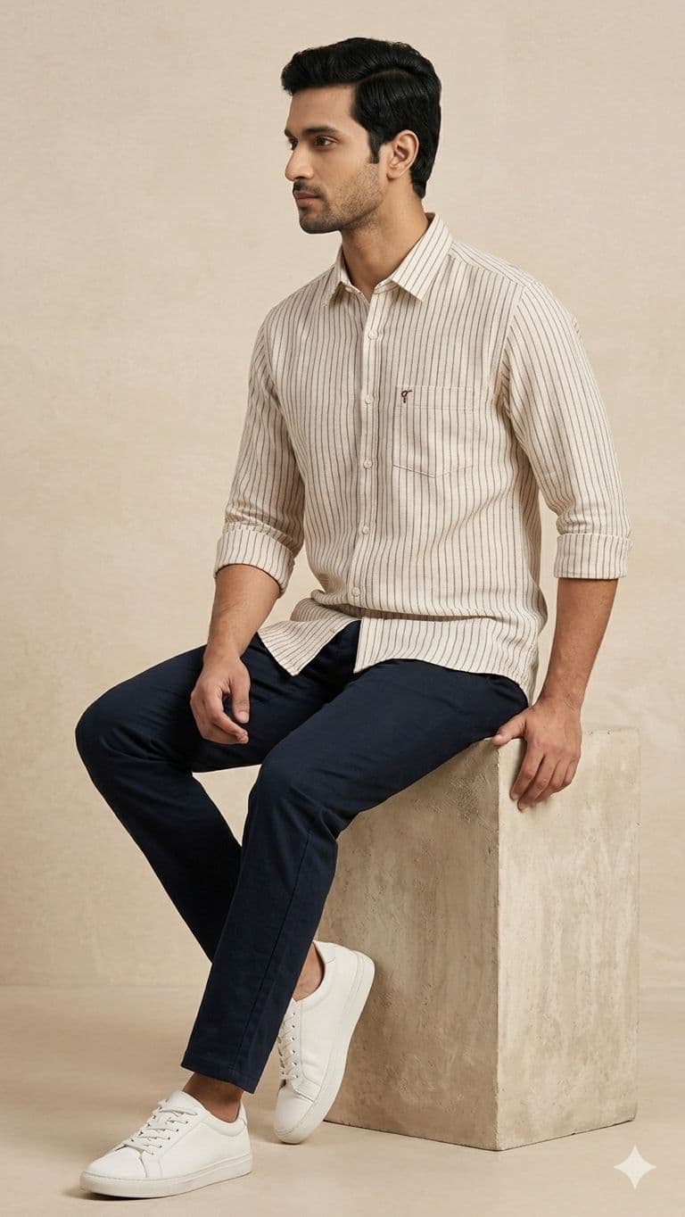True Legend Classic White Oxford shirt